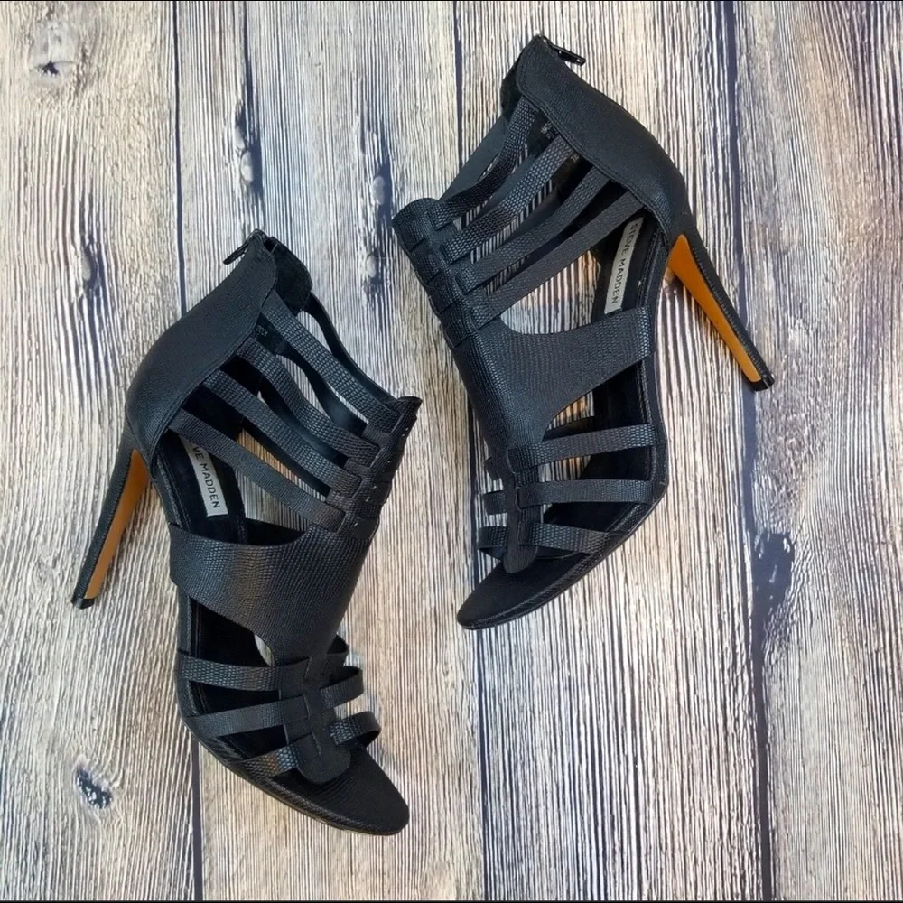 Steve Madden Madelia Strappy Gladiator Heels - Picture 1 of 7